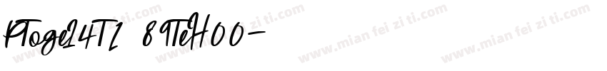 PTogeI4T1 89TeH00字体转换